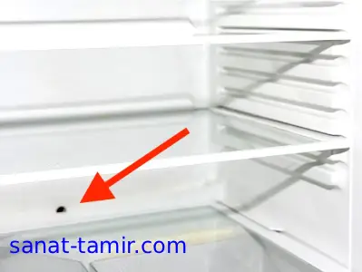 مسیر تخلیه آب یخچال را بررسی کنید