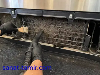 چطور کندانسور و اطراف کمپرسور را تمیز کنیم؟