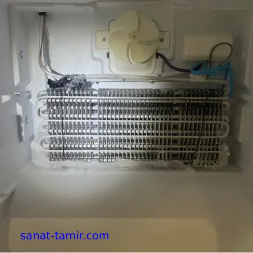فن یا مسیر گردش هوای یخچال مشکل پیدا کرده است