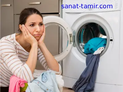 من چطور لباسشویی‌ای که آبگیری نمی‌کند را عیب‌یابی می‌کنم؟